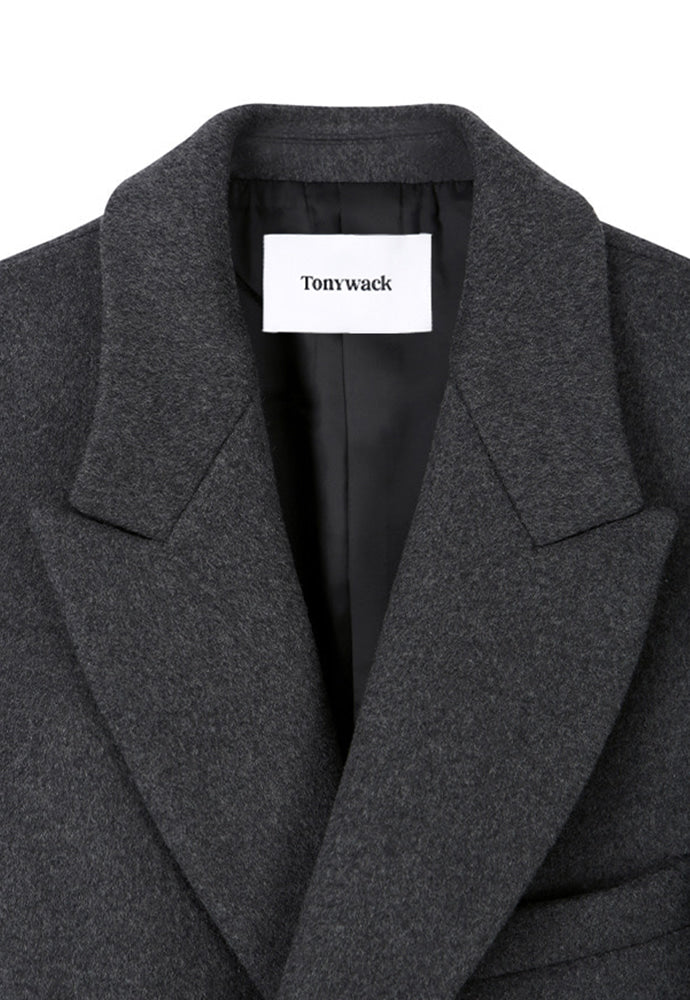 Tonywack - Rave Double Blazer (Charcoal (Cashmere Winter Fabric)) product image 8 | TRAB K-Fashion Australia