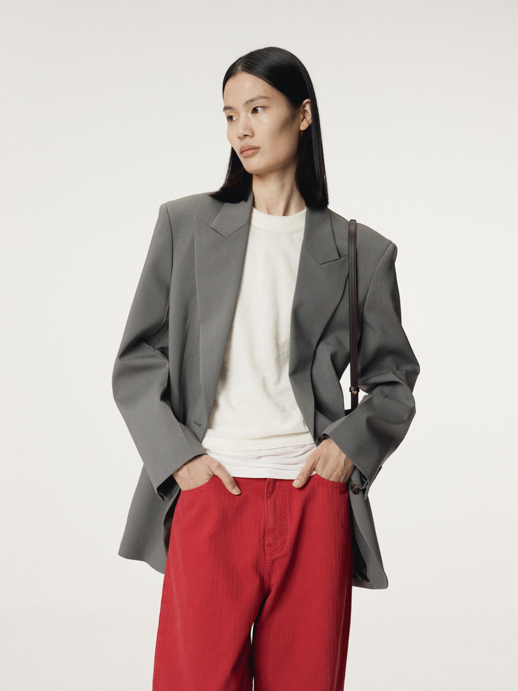 Recto - Tailored Suit Jacket (Midnight Grey) product image 6 | TRAB K-Fashion Australia