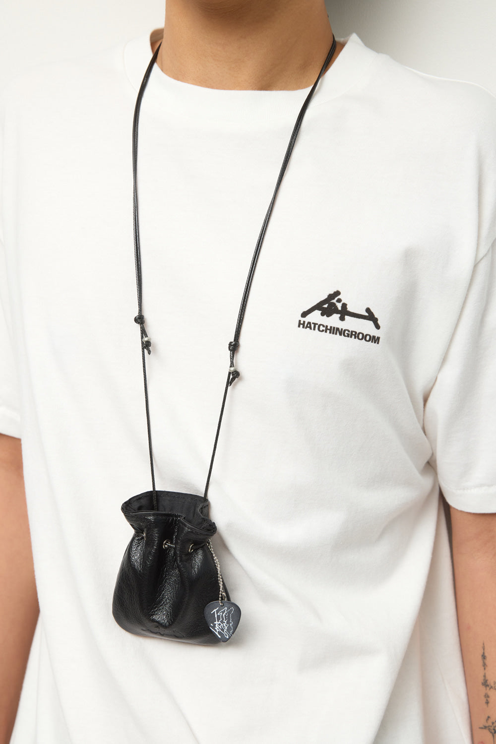 Hatchingroom - Shirakami Woods Leather Pick Pouch (Black) product image 13 | TRAB K-Fashion Australia