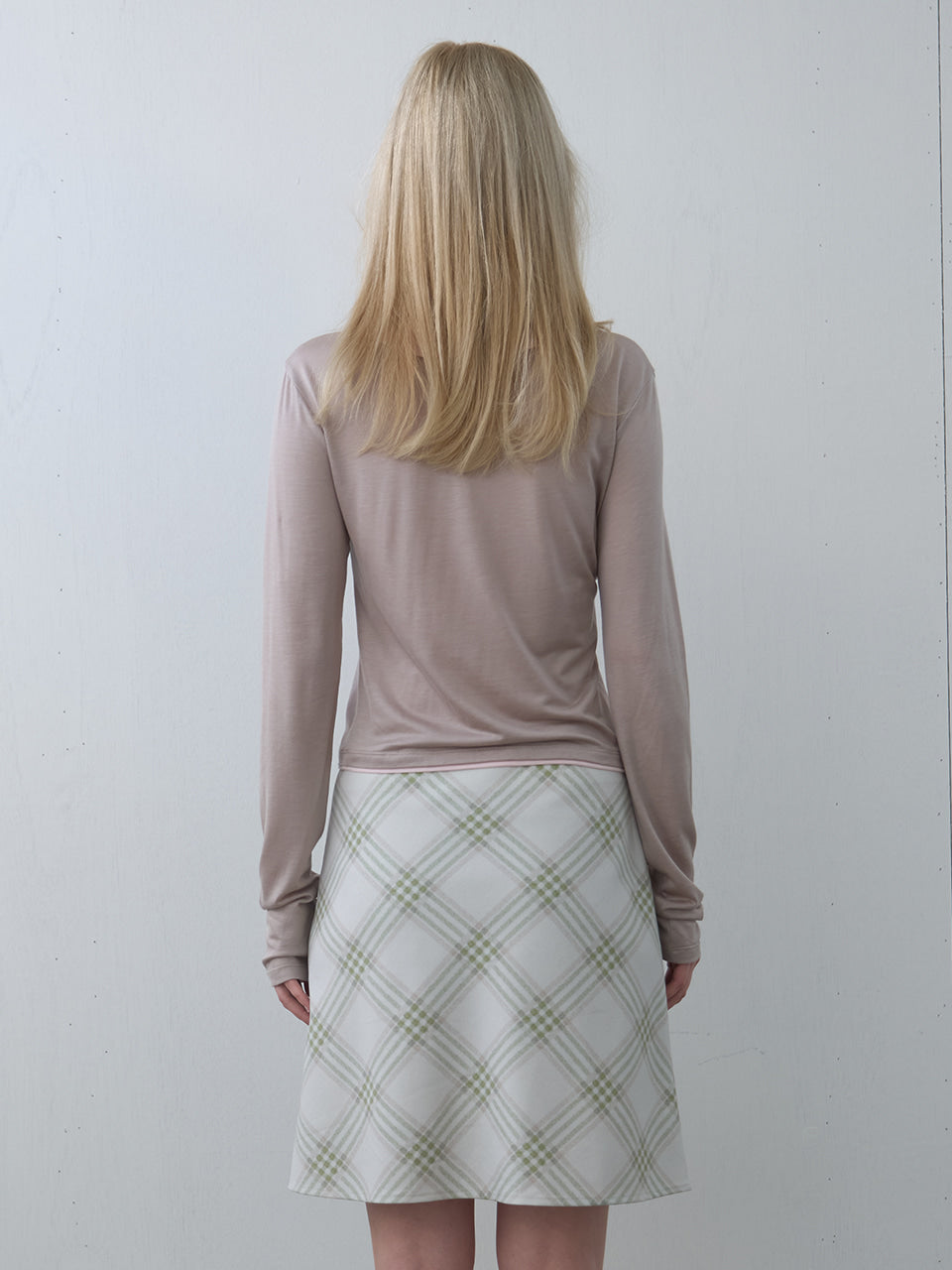 Kijun - Collar Jersey Top (Beige) product image 3 | TRAB K-Fashion Australia