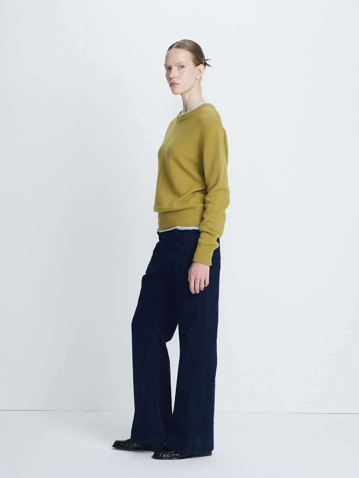 Tonywack - Corduroy Oversized Pants (Midnight Blue) product image 3 | TRAB K-Fashion Australia