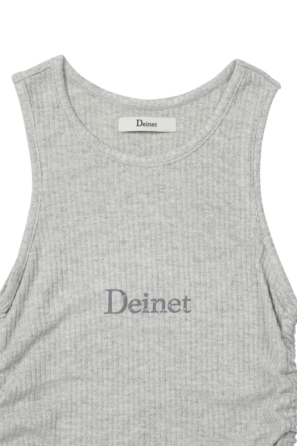 Deinet - Logo Shirring Sleeveless (Grey) product image 9 | TRAB K-Fashion Australia
