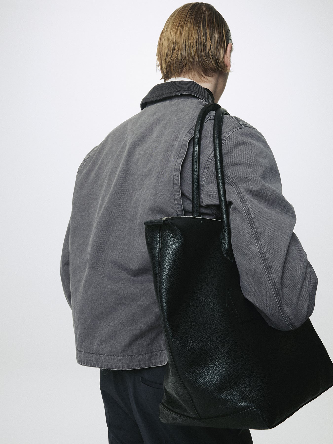 Tonywack - Garment Washed Zip Work Jacket (Faded Ink) product image 6 | TRAB K-Fashion Australia