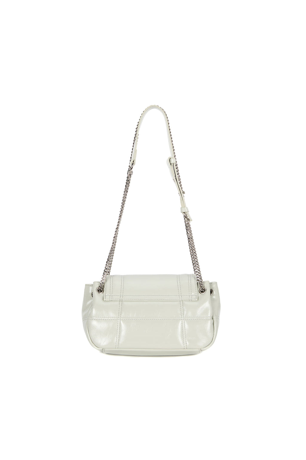 Matin Kim - Glossy Quilting Small Chain Bag (Light Grey) product image 5 | TRAB K-Fashion Australia