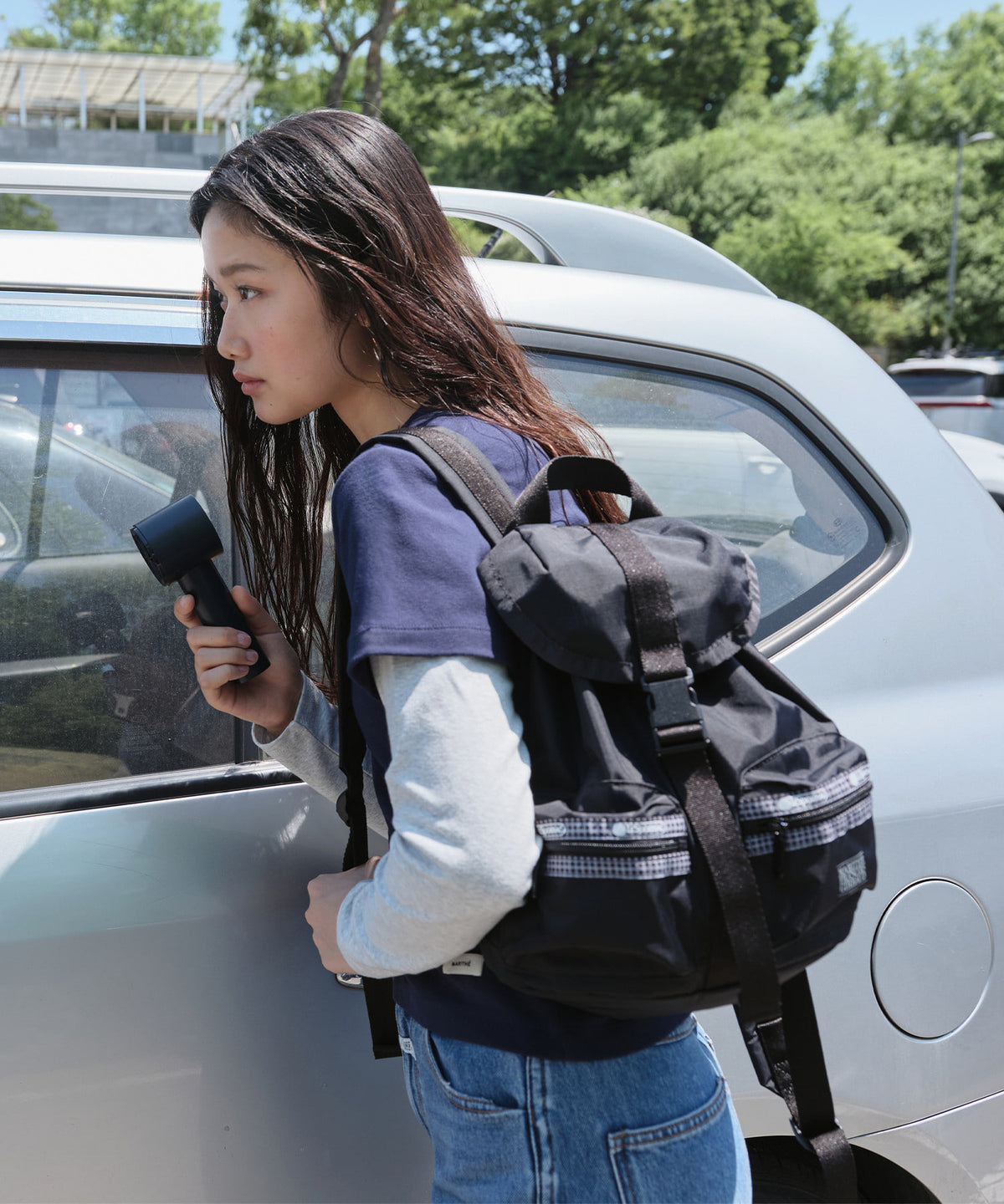 Marithe & Francois Girbaud - Marithe X Lesportsac Small Voyager (Black) product image 1 | TRAB K-Fashion Australia