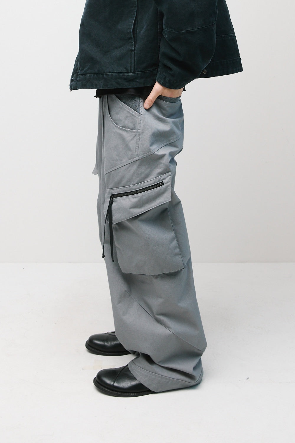 Hatchingroom - Darted Cargo Pants (Wolf Grey) product image 9 | TRAB K-Fashion Australia