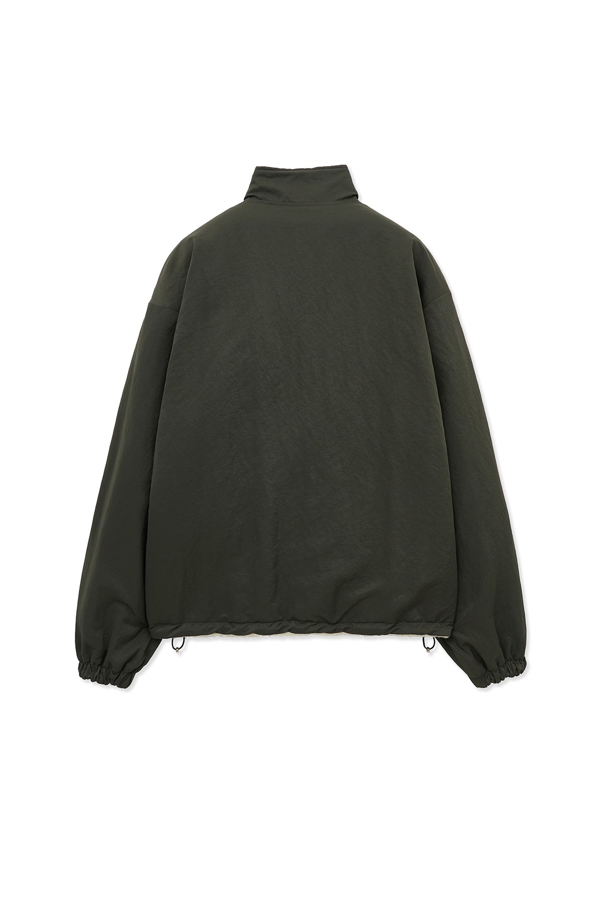 Matin Kim - Reversible Sherpa Zip Up (Light Beige) product image 8 | TRAB K-Fashion Australia