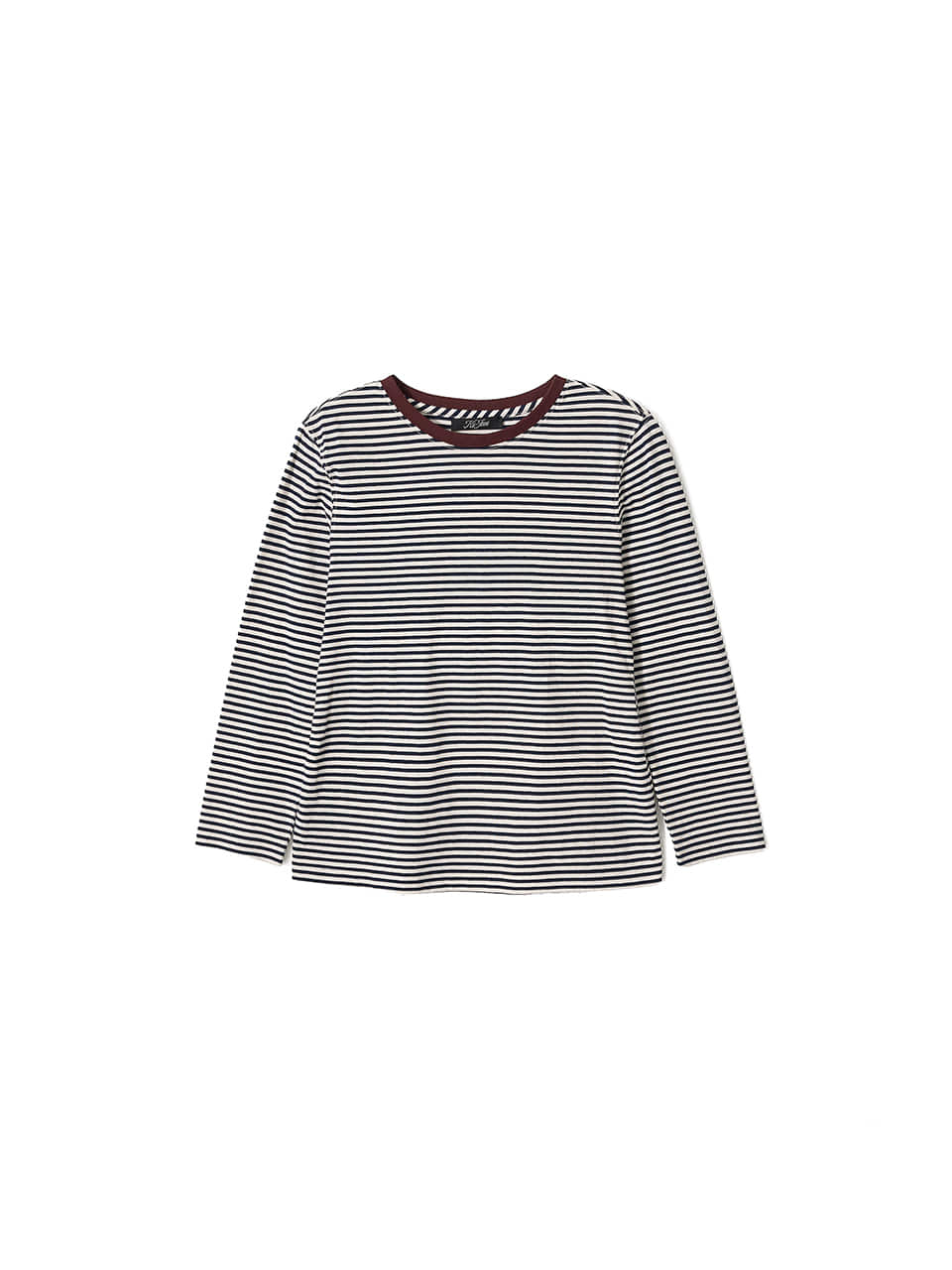 Kijun - Stripe Mid Sleeve Tee (Navy) product image 10 | TRAB K-Fashion Australia