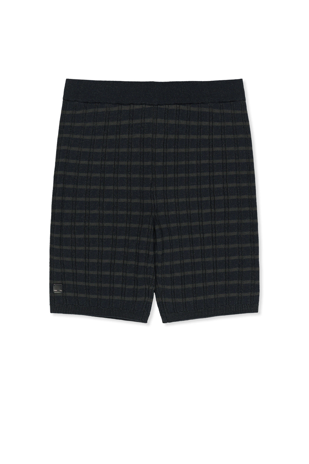 Matin Kim - Stripe Knit Shorts (Navy) product image 1 | TRAB K-Fashion Australia