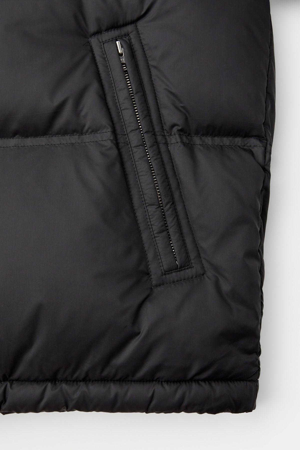 Coor - Double Stitch Snap Button Down Puffer (Black) product image 7 | TRAB K-Fashion Australia