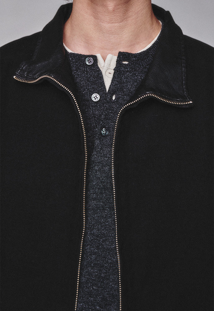Art if acts - Washed Leather Collar Jacket (Black) product image 6 | TRAB K-Fashion Australia