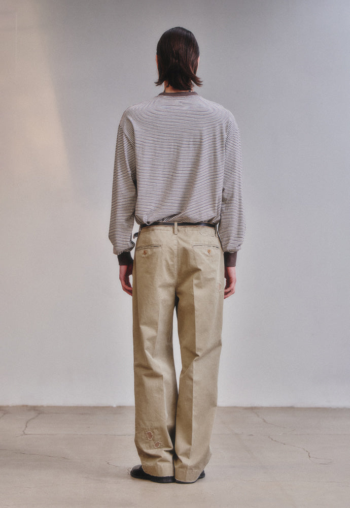 Art if acts - Washed Stripe Long Sleeve (Wood) product image 4 | TRAB K-Fashion Australia