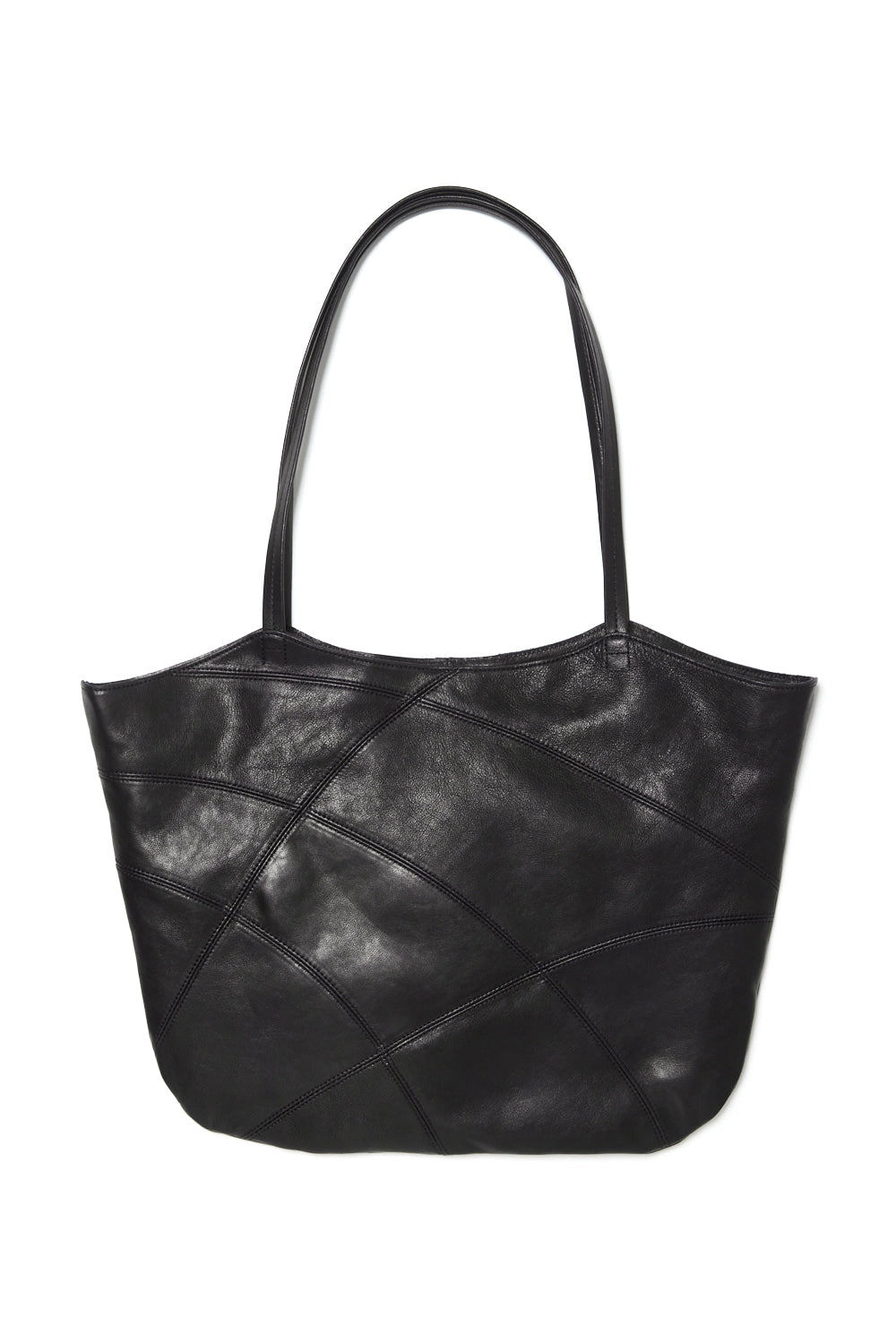 Hatchingroom - Web Tote Lamb Skin (Black) product image 1 | TRAB K-Fashion Australia