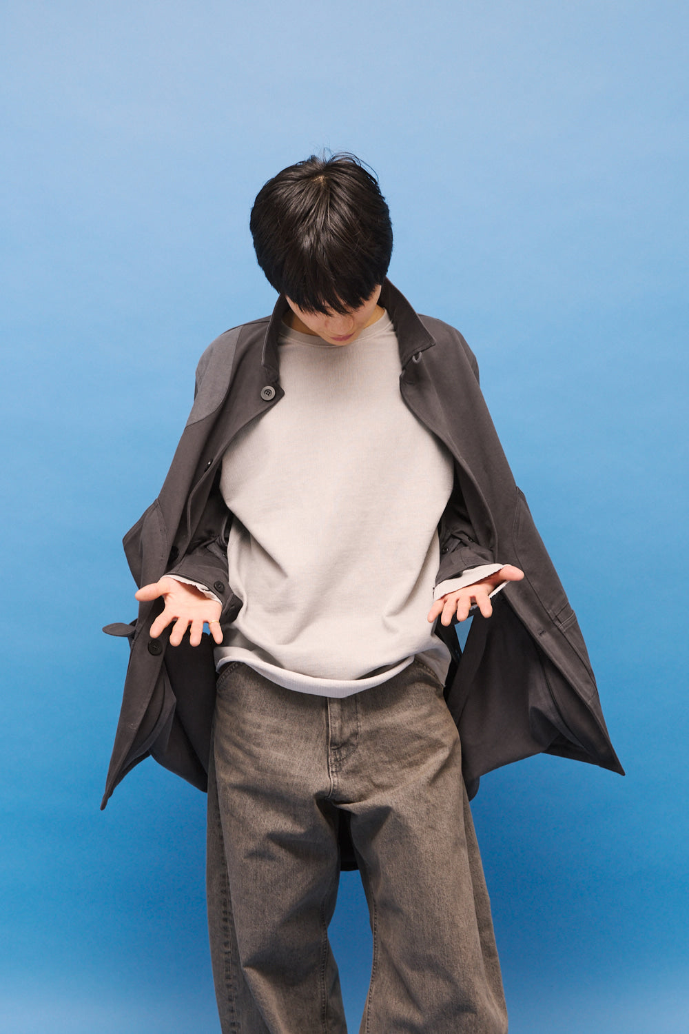 Hatchingroom - Hunting Coat (Dark Grey) product image 15 | TRAB K-Fashion Australia