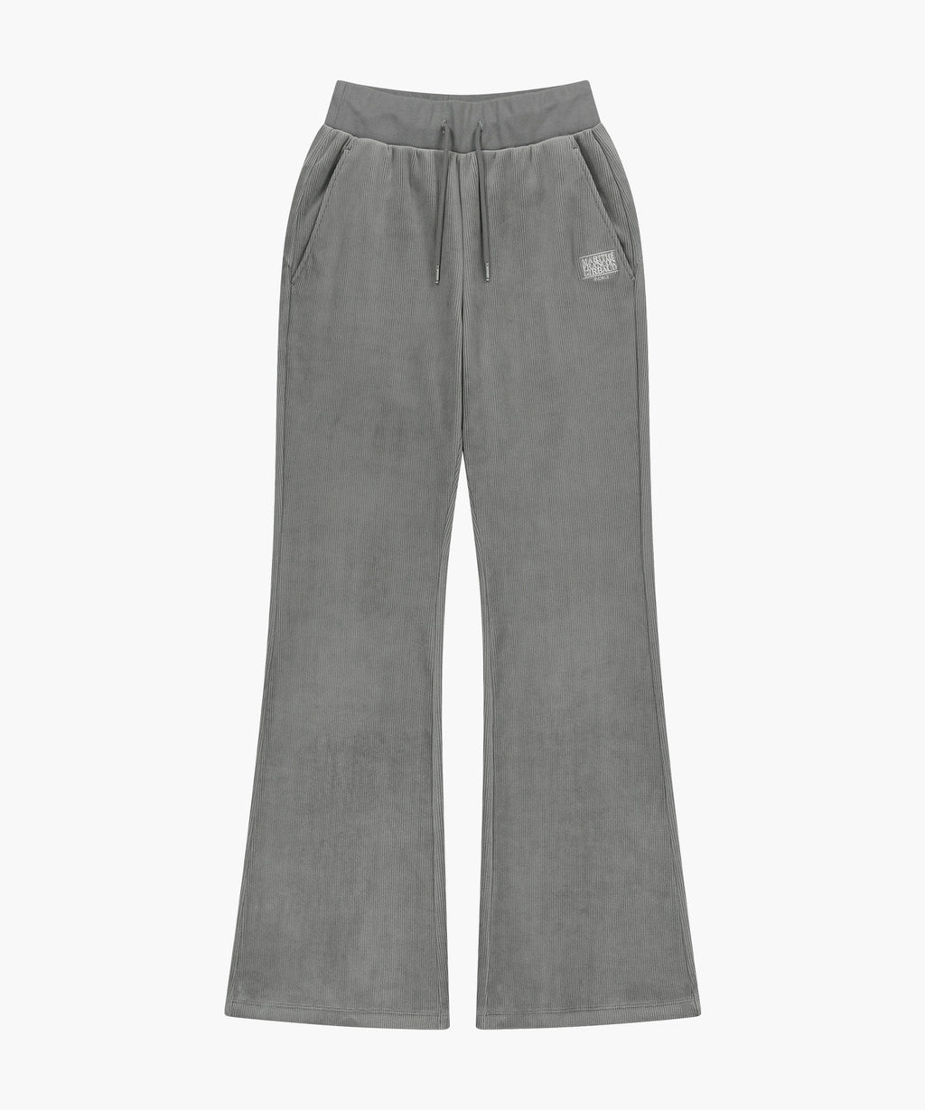 Marithe & Francois Girbaud - Slim Fit Velour Pants (Gray) product image 5 | TRAB K-Fashion Australia