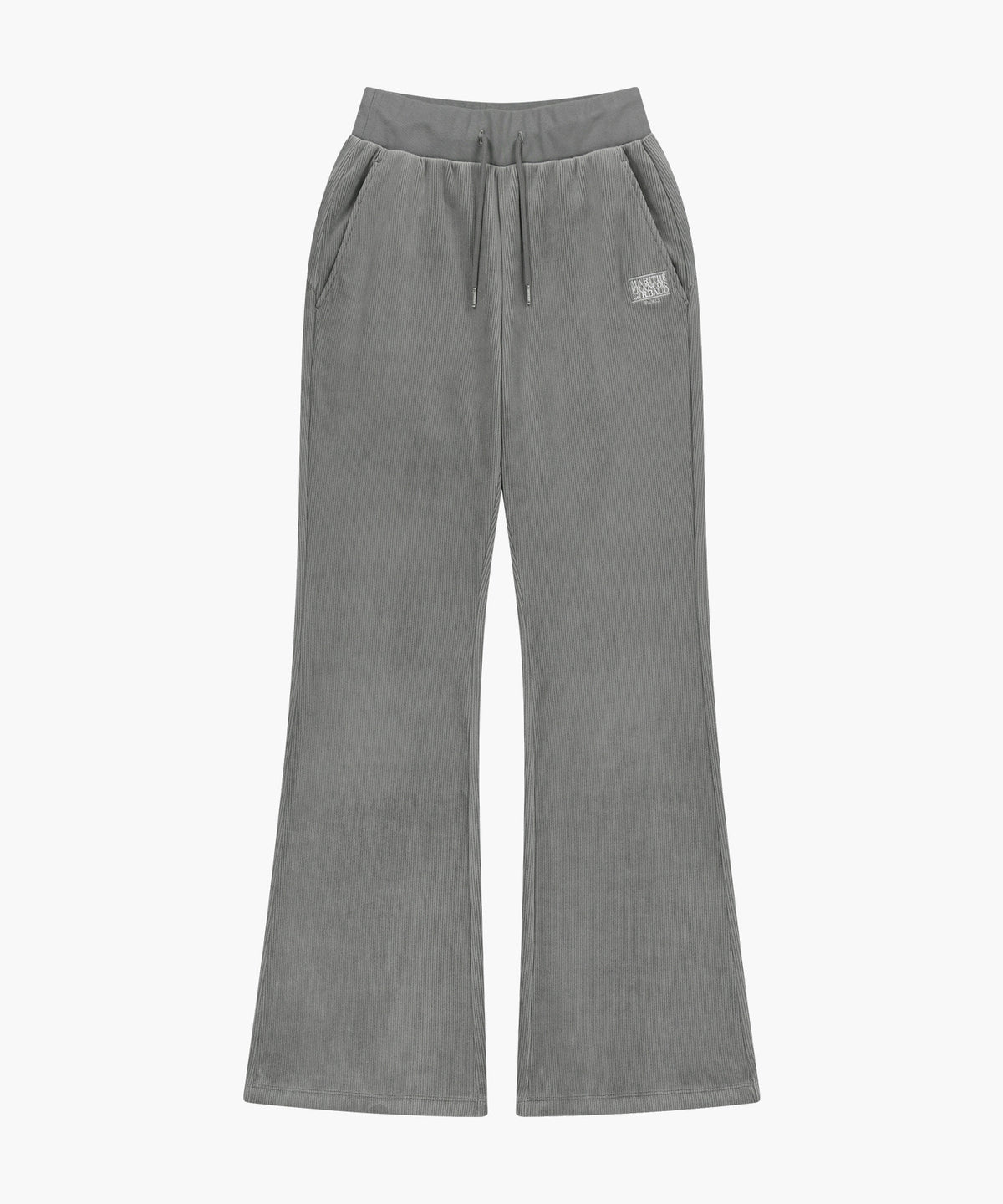 Marithe & Francois Girbaud - Slim Fit Velour Pants (Gray) product image 5 | TRAB K-Fashion Australia