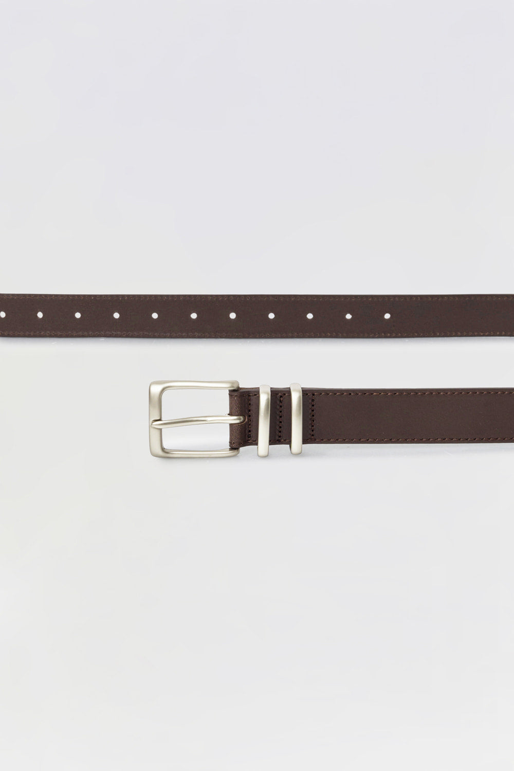 Hatchingroom - Fluid Leather Belt (Dark Brown) product image 2 | TRAB K-Fashion Australia