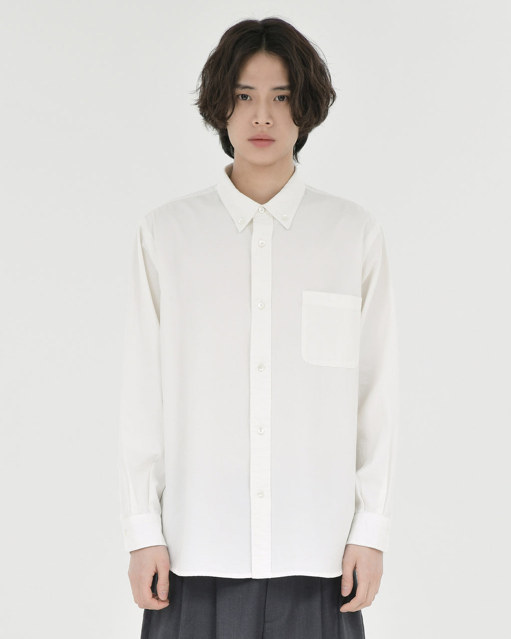Brownyard - Button Down Shirt (Off White) product image 1 | TRAB K-Fashion Australia