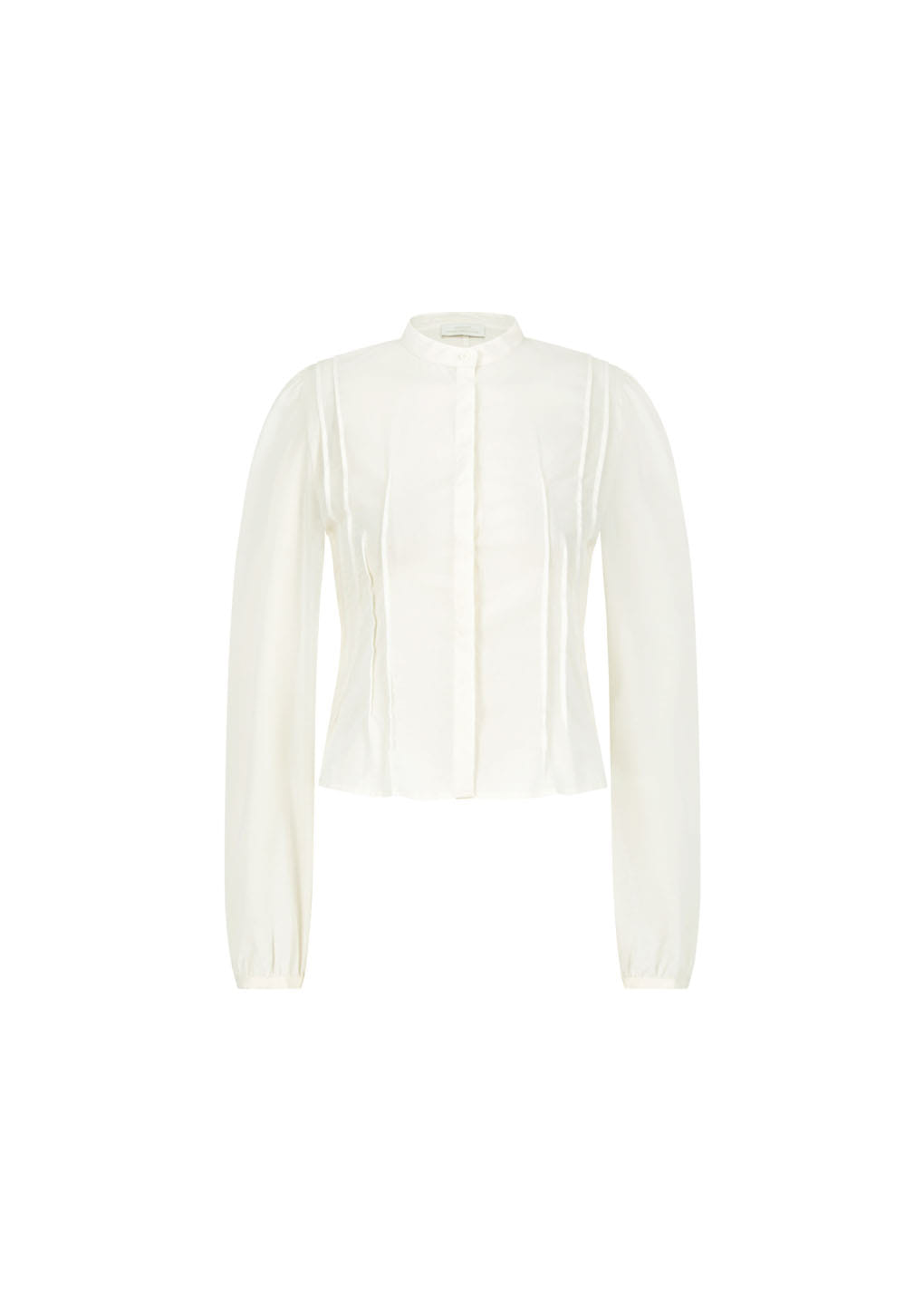 Amomento - Pintuck Slim Shirt (Ivory) product image 5 | TRAB K-Fashion Australia