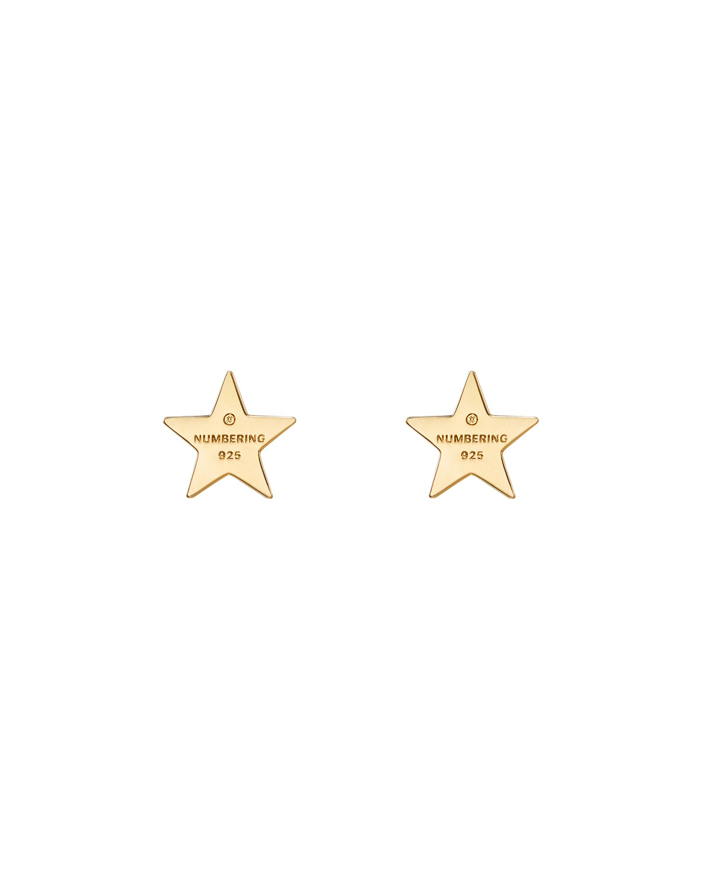 Numbering - Logo Engraved Star Earrings #7117 product image 10 | TRAB K-Fashion Australia