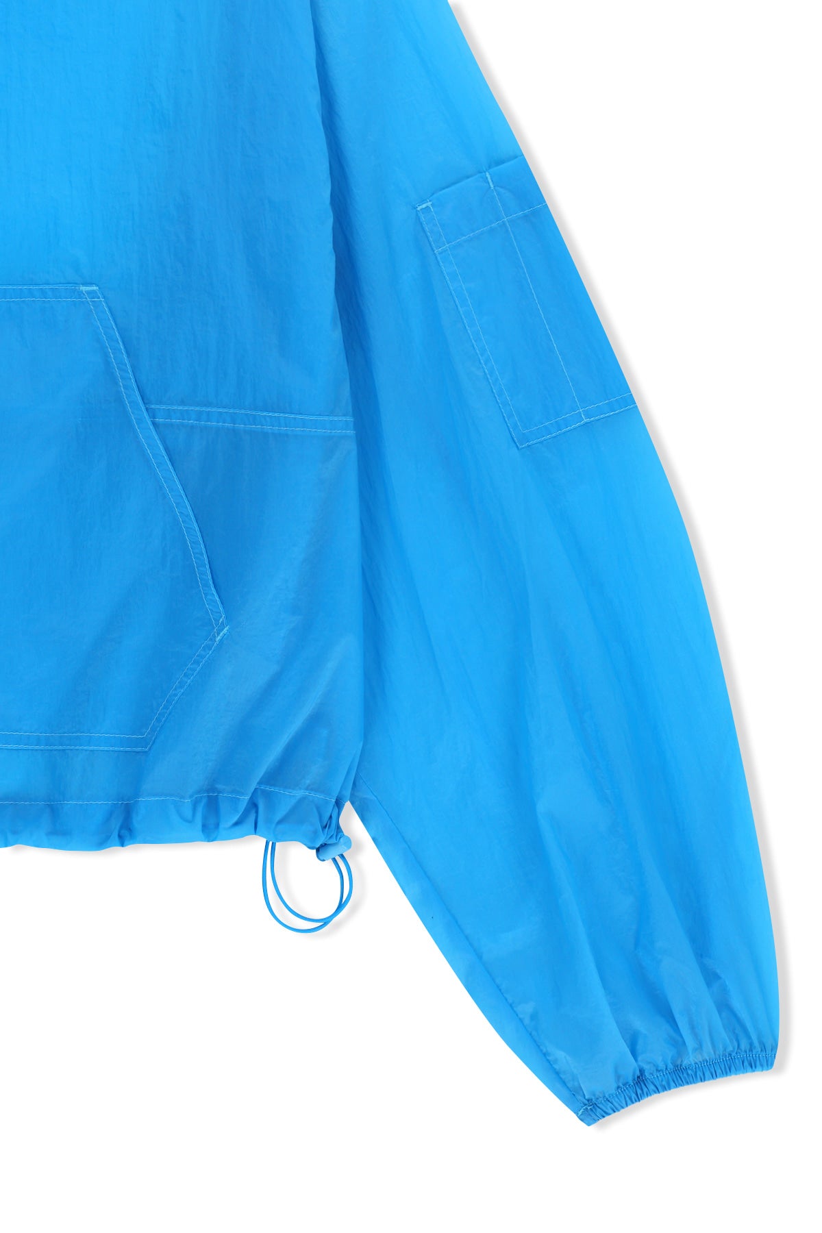 Matin Kim - Back Logo Hoody Windbreaker (Blue) product image 4 | TRAB K-Fashion Australia