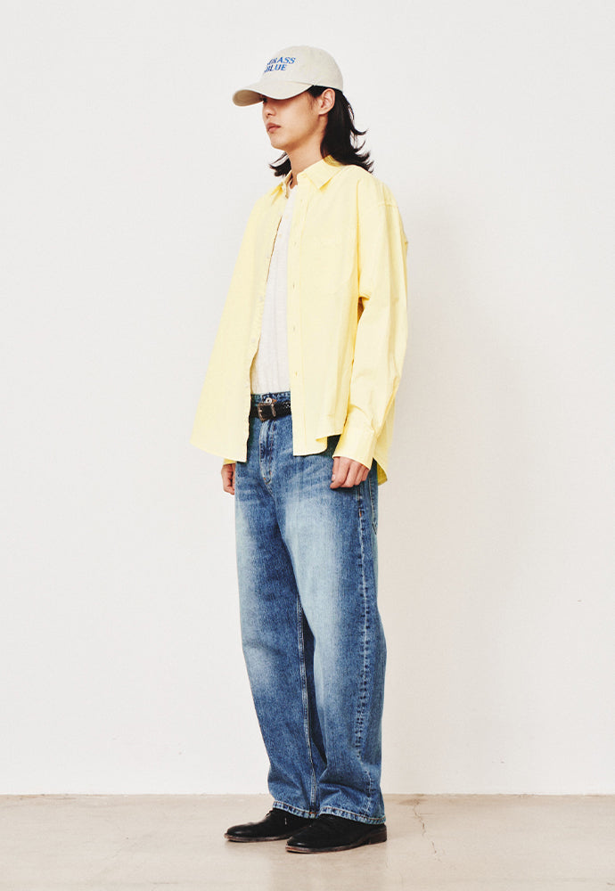 Art if acts - Saint Garment-dyed Shirt (Liberty Yellow) product image 2 | TRAB K-Fashion Australia