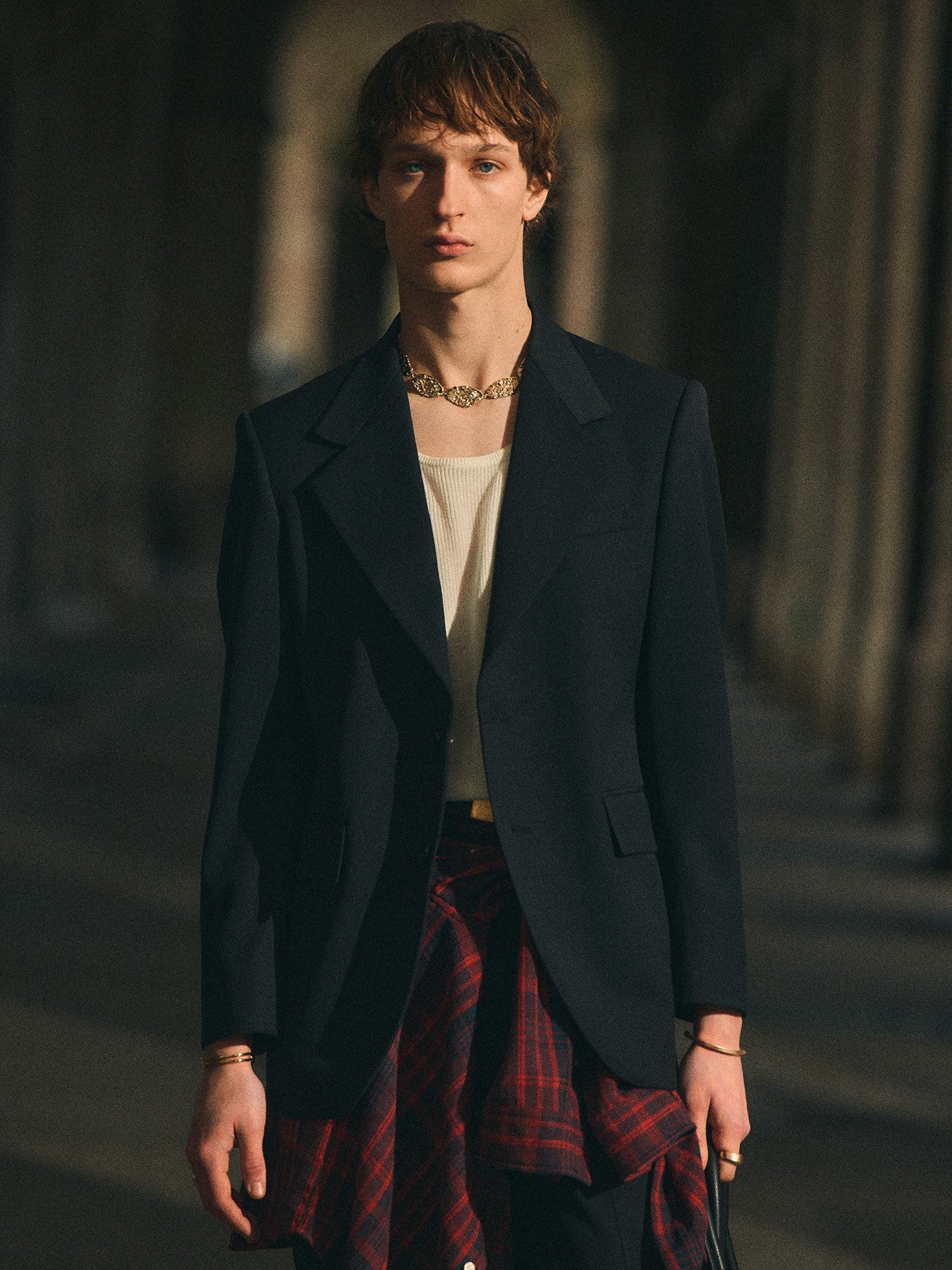 Tonywack - Wool Single-Breasted Tailored Jacket (Midnight) product image 9 | TRAB K-Fashion Australia