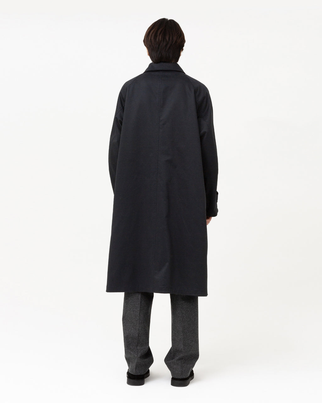 Brownyard - Reversible Balmacaan Coat (Dark Navy) product image 3 | TRAB K-Fashion Australia