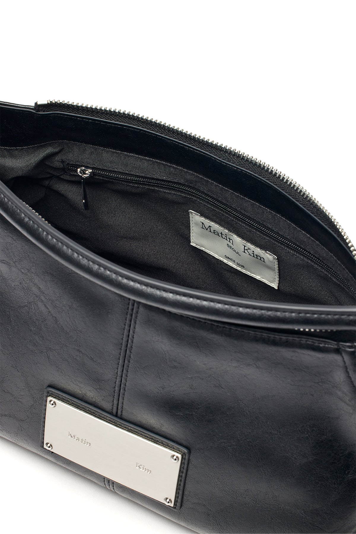 Matin Kim - Side Zipper Two Way Bag (Black) product image 4 | TRAB K-Fashion Australia