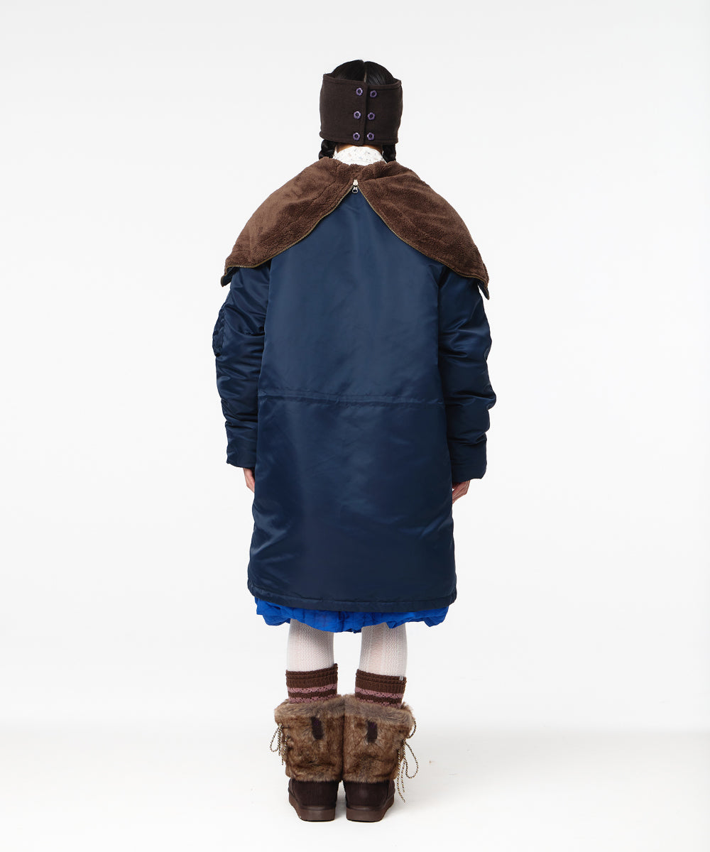 Coyseio - Hooded Field Down Jacket (Navy) product image 13 | TRAB K-Fashion Australia