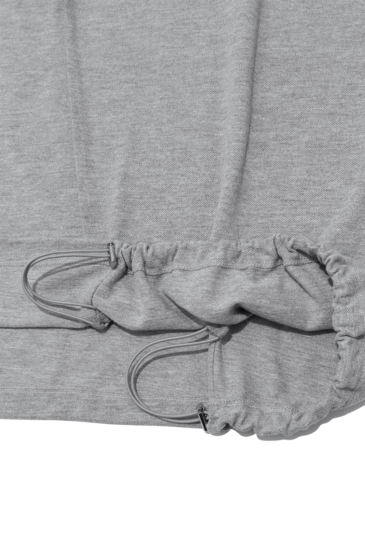 Matin Kim - Two Way String Point Pique Top (Grey) product image 6 | TRAB K-Fashion Australia