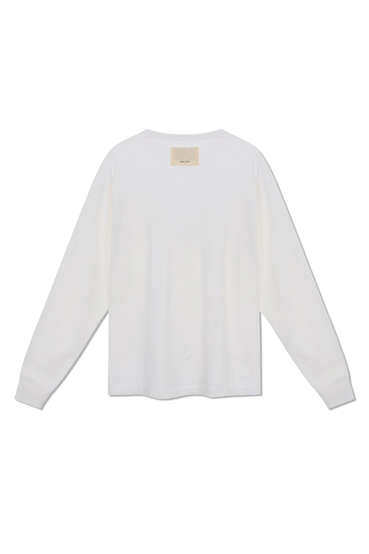 Matin Kim - Patch Graphic Long Sleeve Top (White) product image 2 | TRAB K-Fashion Australia