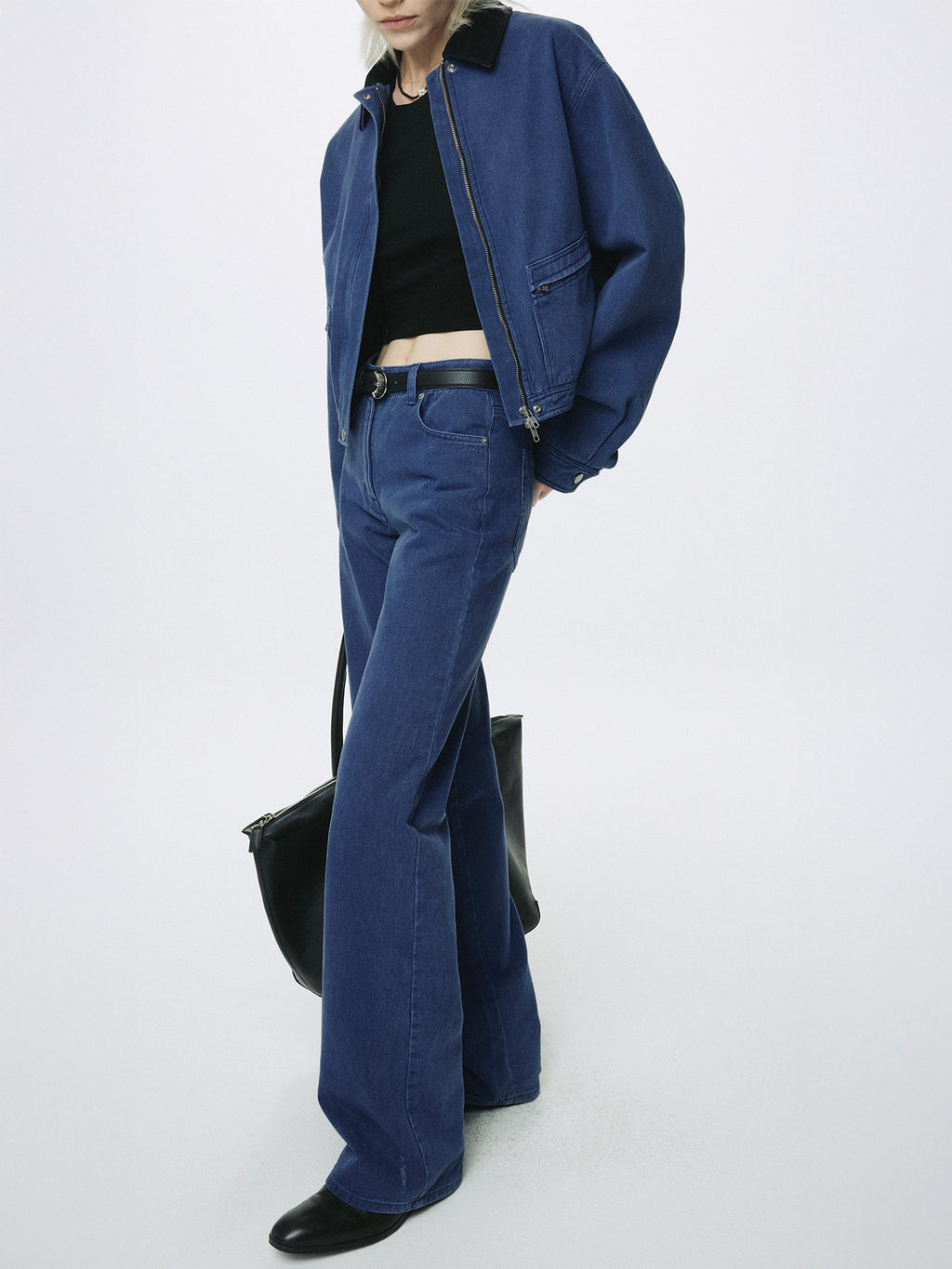 Tonywack - Washed Cotton Straight Pants (Washed Blue) product image 6 | TRAB K-Fashion Australia
