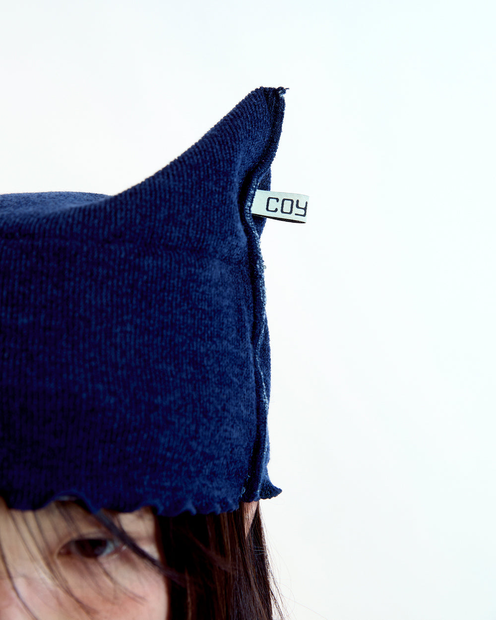 Coyseio - Raw Edge Cat Beanie (Melange Grey) product image 10 | TRAB K-Fashion Australia