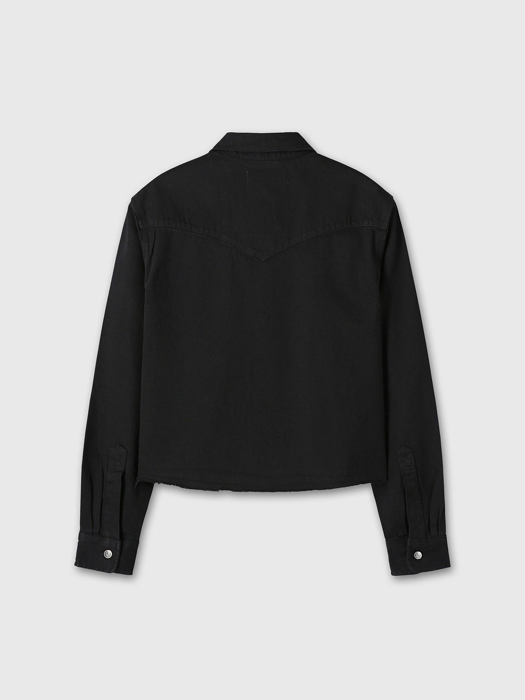 Tonywack - Denim Cut-Off Shirt Blouson (Black) product image 10 | TRAB K-Fashion Australia