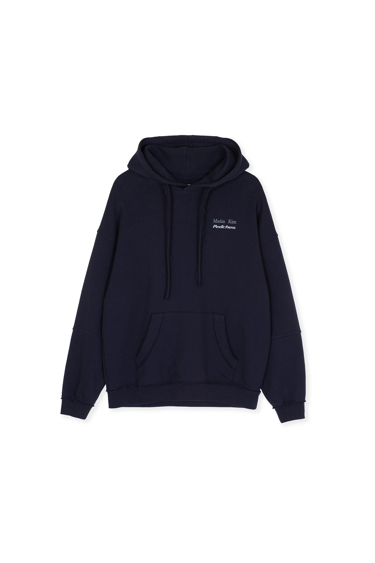 Matin Kim - Peaches Logo Graphic Hoody (Navy) product image 13 | TRAB K-Fashion Australia
