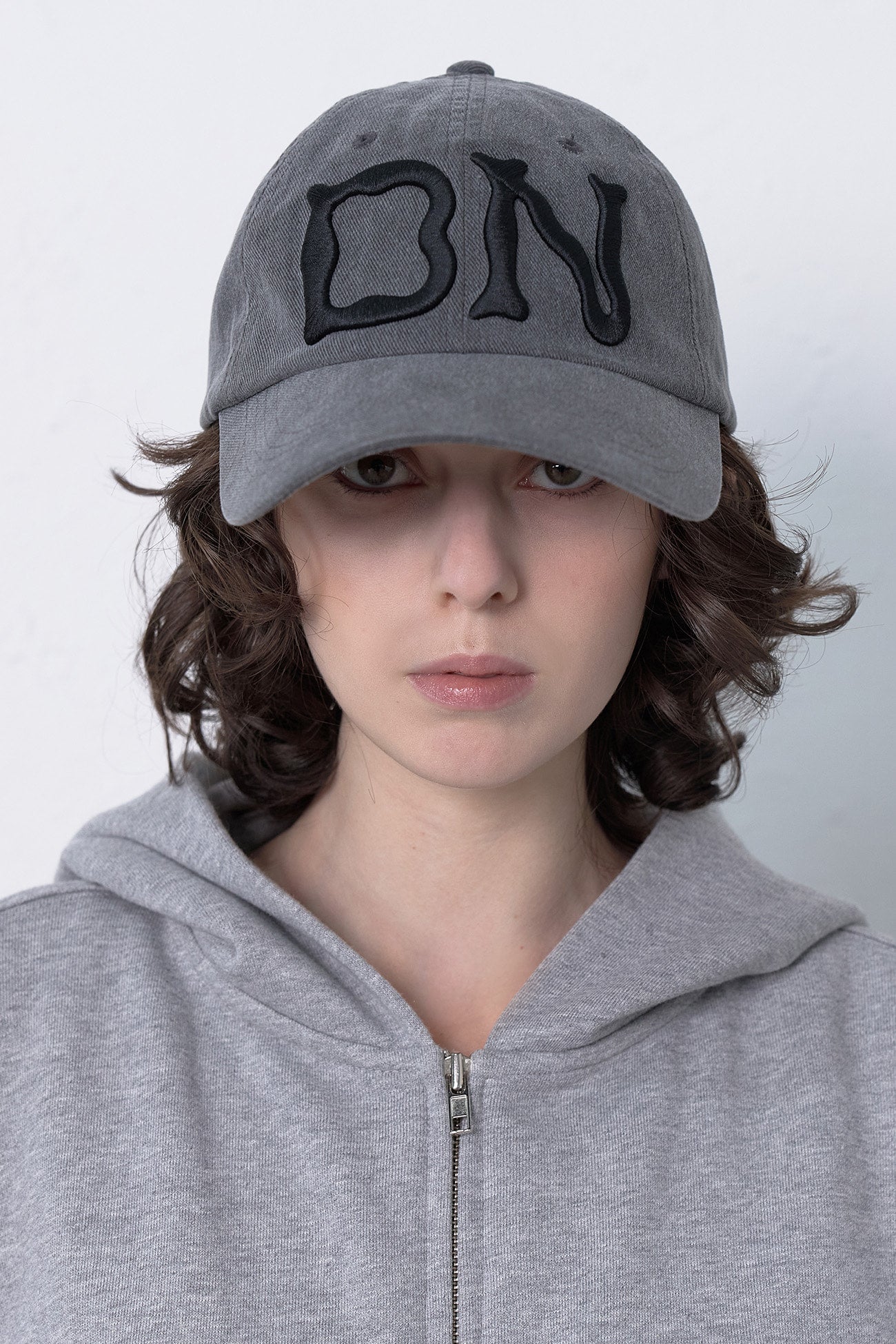 Deinet - Dn Washing Cotton Ball Cap (Grey) product image 1 | TRAB K-Fashion Australia