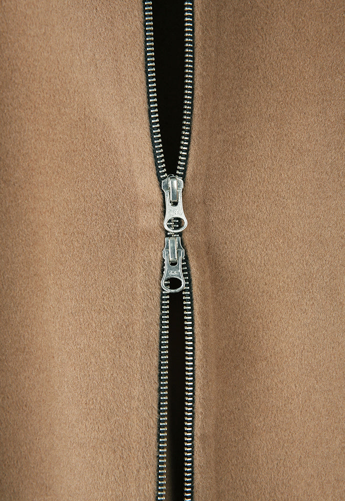 Tonywack - Handmade Cashmere Zipped Blouson Jacket (Camel) product image 11 | TRAB K-Fashion Australia