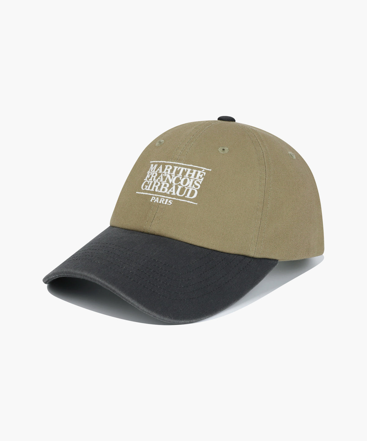 Marithe & Francois Girbaud - Small Classic Logo 6panel Color Block Cap (Gray) product image 1 | TRAB K-Fashion Australia
