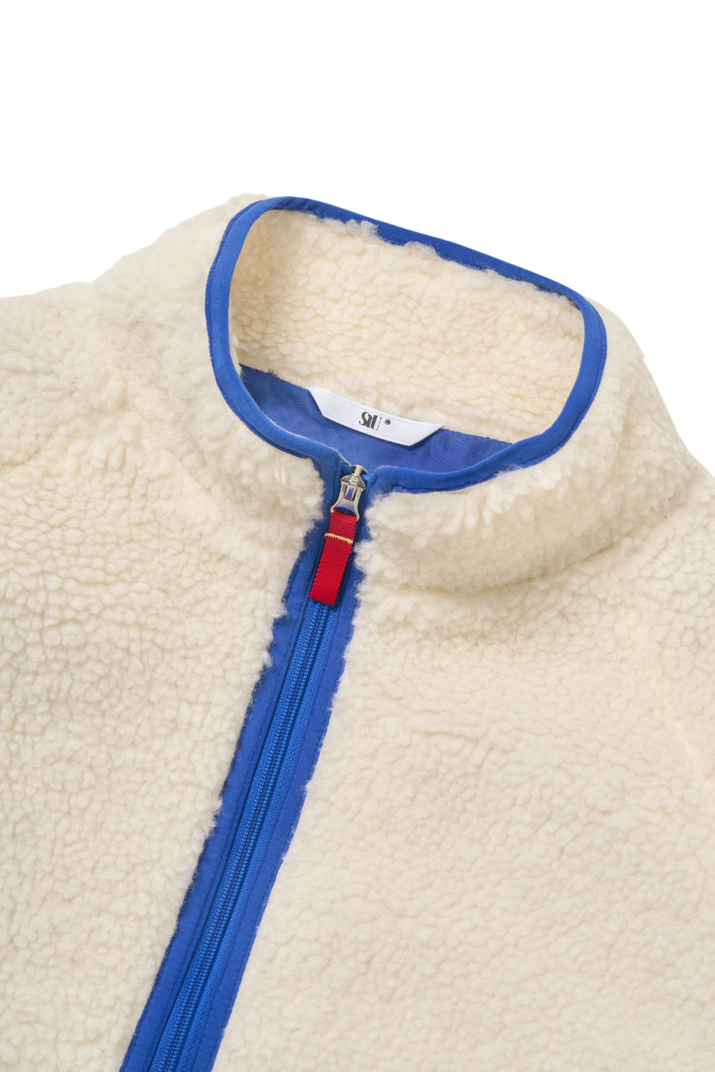 STU - Fleece Zip-Up Jacket In (Ivory) product image 18 | TRAB K-Fashion Australia
