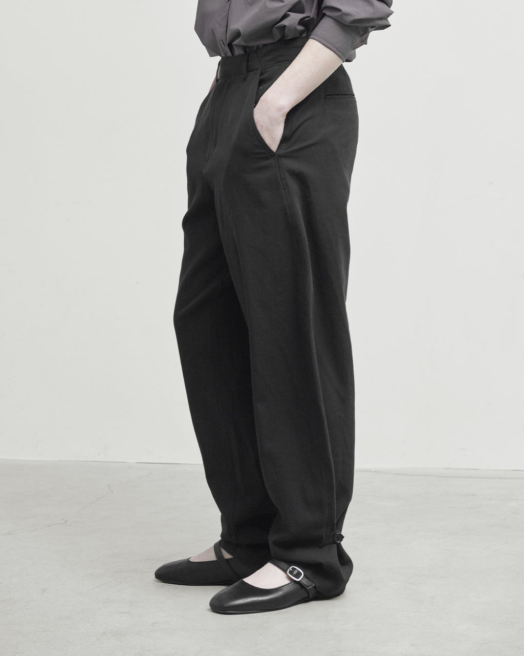 Brownyard - Button Hem Pants (Black) product image 2 | TRAB K-Fashion Australia