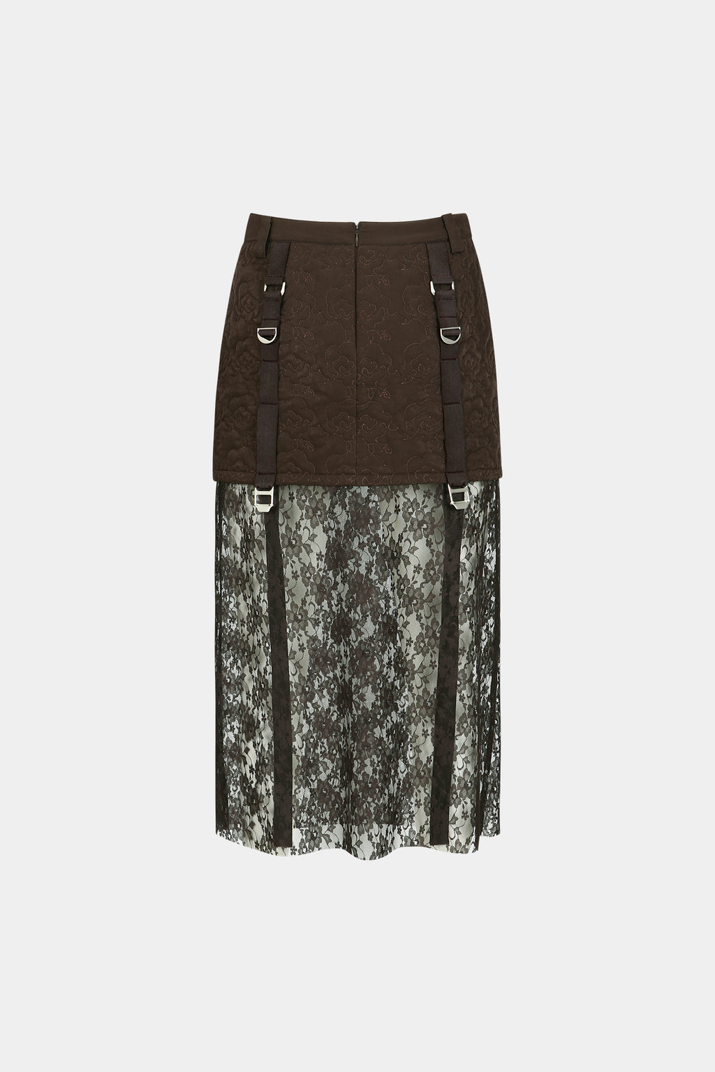 Andersson Bell - Embroidery Padded Skirt (D/Brown) product image 9 | TRAB K-Fashion Australia