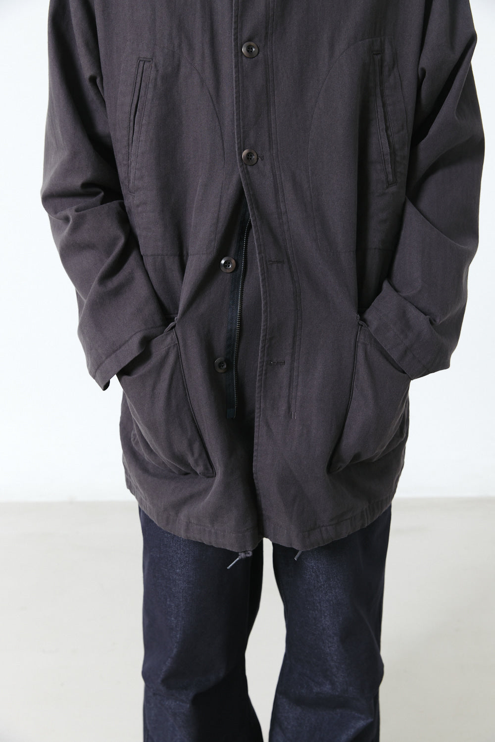 Hatchingroom - Hooded Mil Parka (Charcoal) product image 19 | TRAB K-Fashion Australia