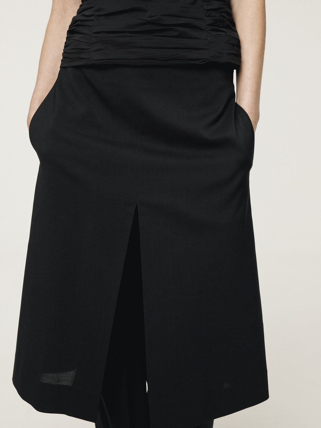 Recto - Rc Layered Skirt Pants (Black) product image 9 | TRAB K-Fashion Australia