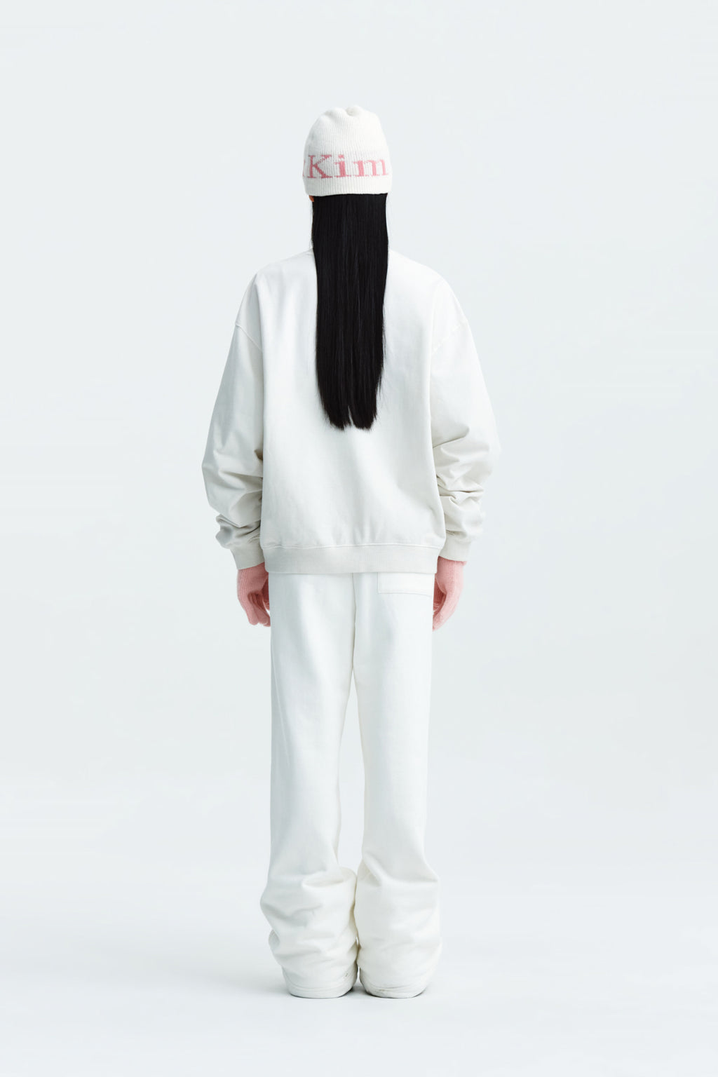 Matin Kim - Patch Point Sweatpants (Ivory) product image 7 | TRAB K-Fashion Australia