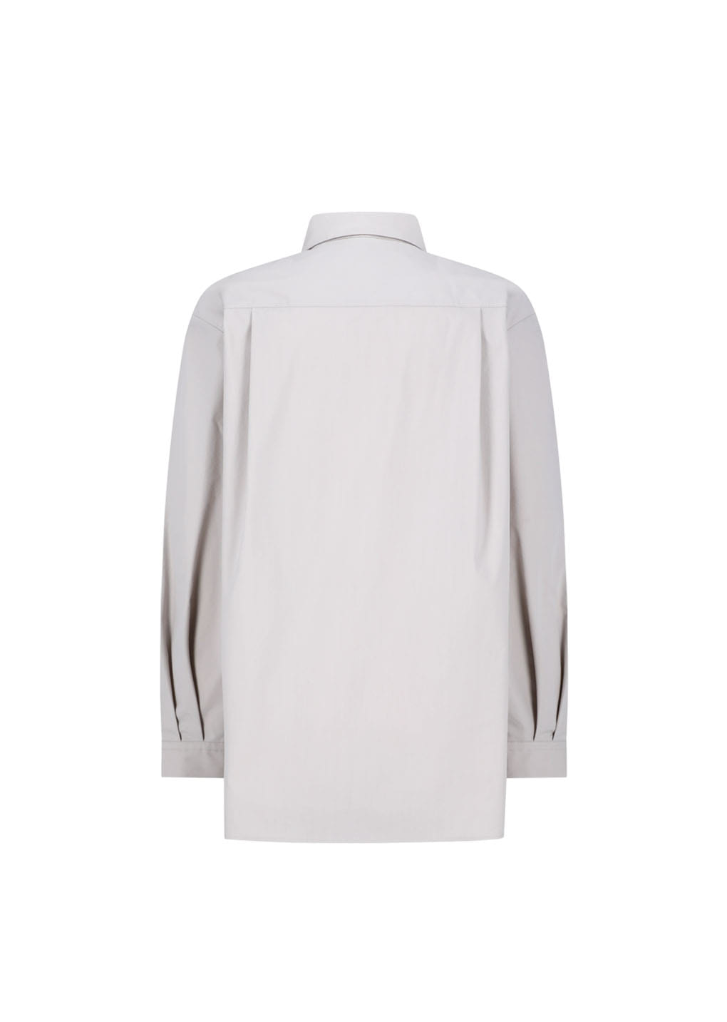 Amomento - Square Pocket Oversized Shirt (Beige) product image 3 | TRAB K-Fashion Australia