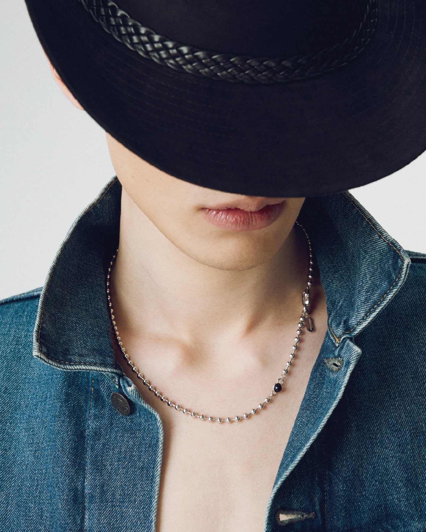 Numbering - Ball Chain Necklace with Carabiner Clasp #5775 product image 1 | TRAB K-Fashion Australia