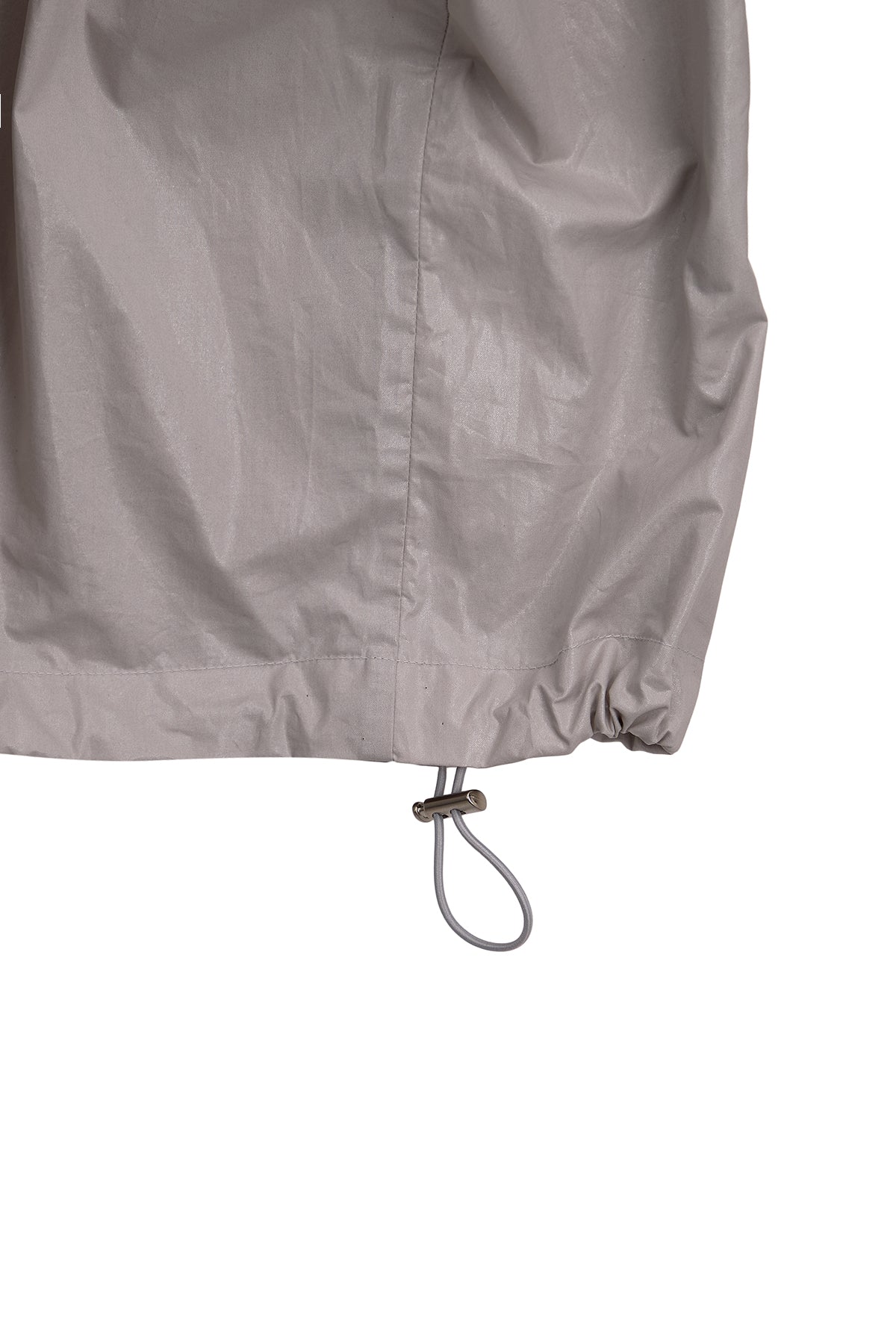 Matin Kim - Matin High Neck Hoody Coating Jumper (Light Grey) product image 4 | TRAB K-Fashion Australia