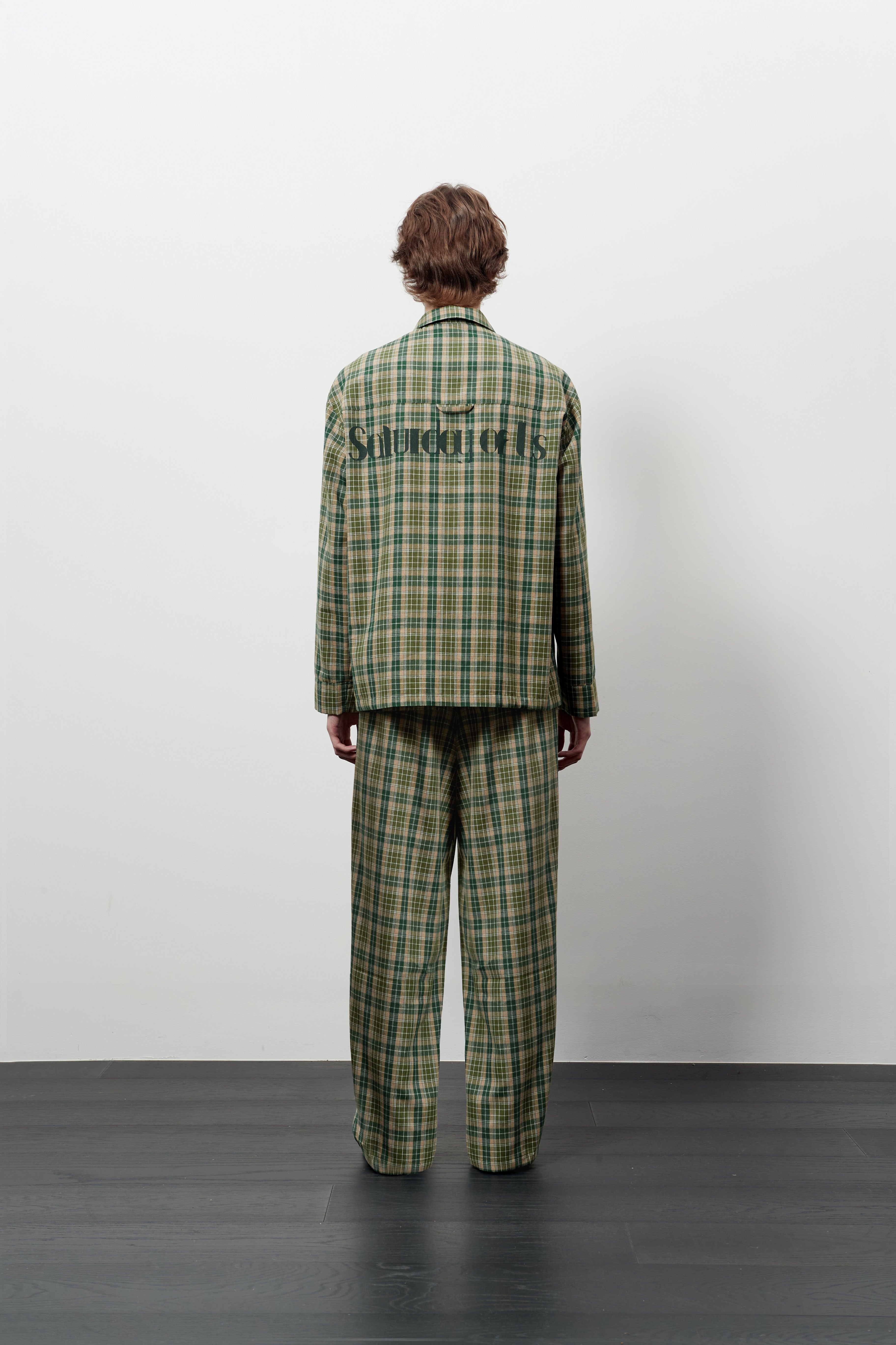 Stu - Check Pajama Set (Green) product image 4 | TRAB K-Fashion Australia