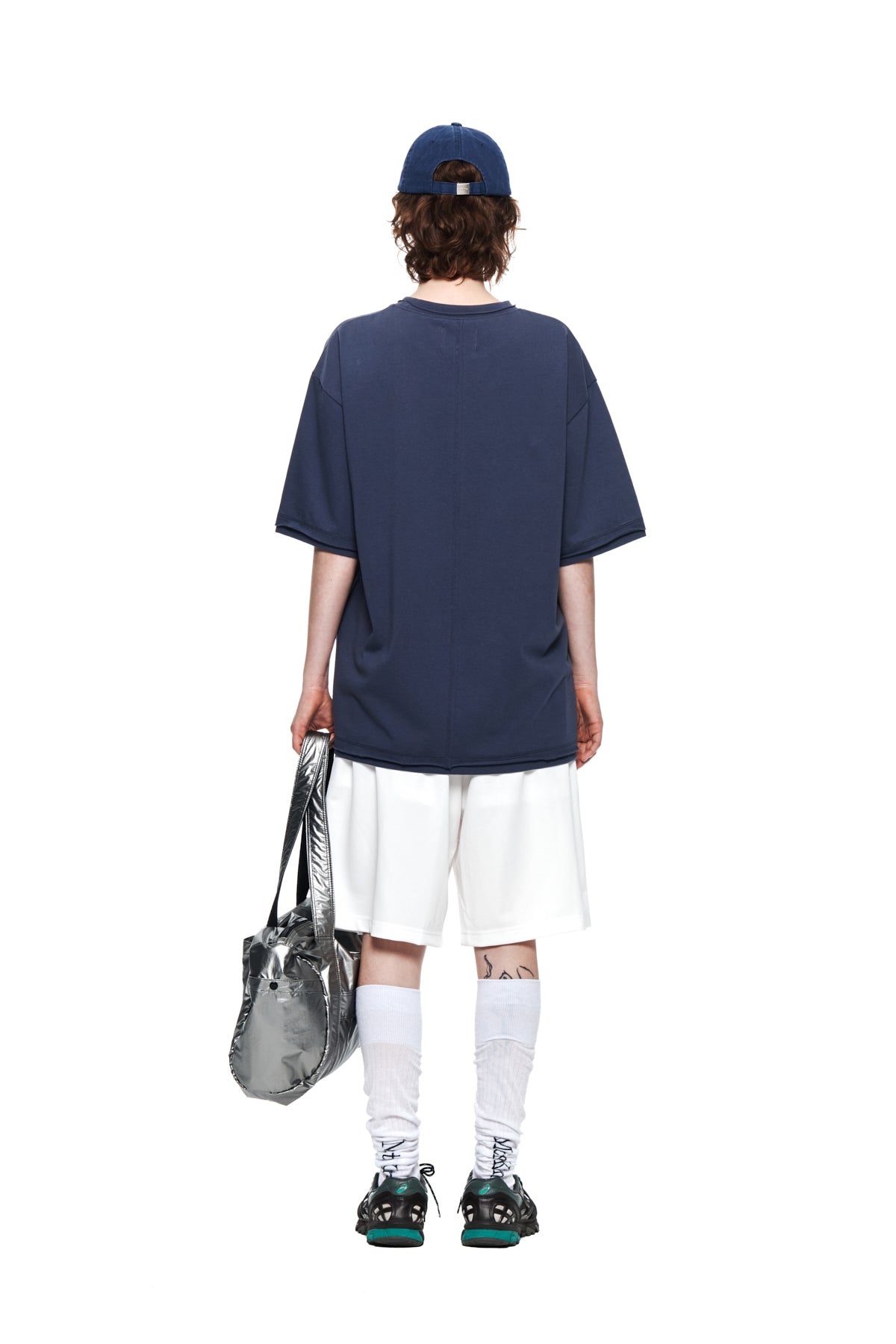 Matin Kim - Matin Shade Logo Top (Smoke Blue) product image 7 | TRAB K-Fashion Australia